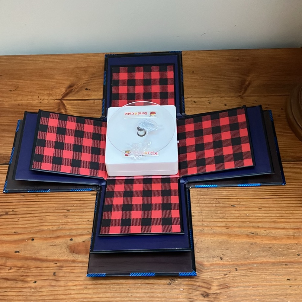 Blue Send A Cake Box - Picture 2 of 2